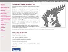 Tablet Screenshot of malamute.org.nz